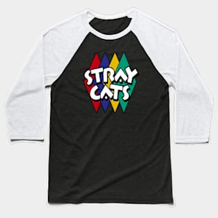 stray cats - prisma colour Baseball T-Shirt